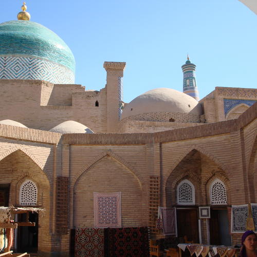 Pakhlavan Makhmud Mausoleum in Khiva 