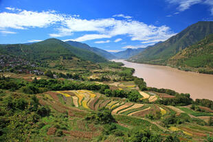 Yangtze und Umgebung