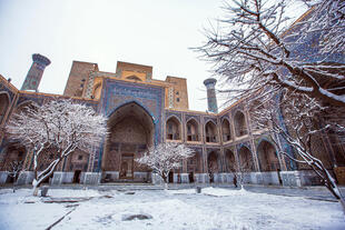 Samarkand bei Schnee 