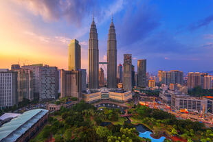 Skyline von Kuala Lumpur 