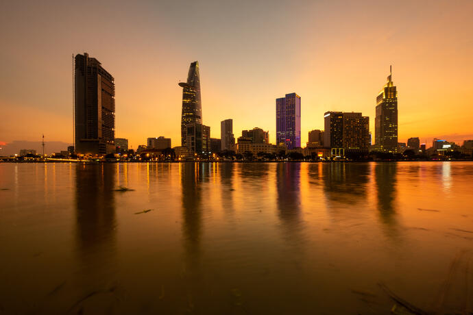 Skyline von Saigon 