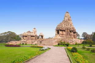 Tempel bei Khajuraho