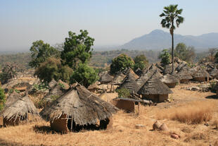 Traditionelles Bedik Dorf
