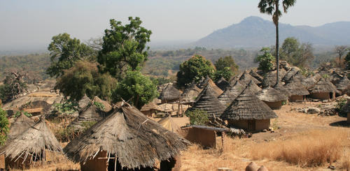 Traditionelles Bedik Dorf