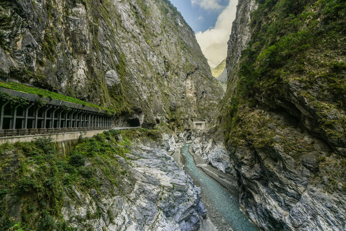 Blick auf den Taroko-Nationalpark