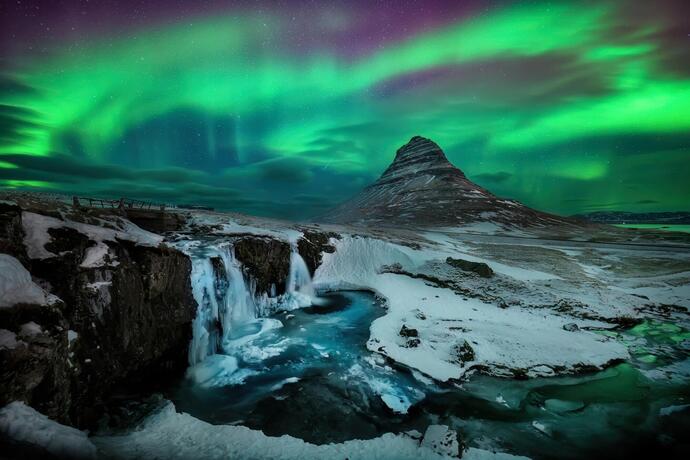 Die Polarlichter auf einer Island Reise