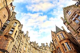 Architektur der Altstadt Edinburghs