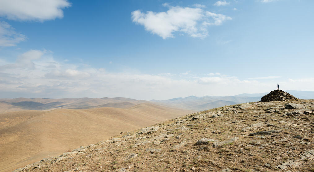 Blick auf den Hustai Nationalpark