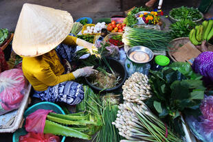 Gemüse auf dem Markt