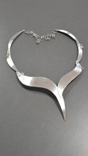Halskette aus Silber der Kursleitung Diana Prokot