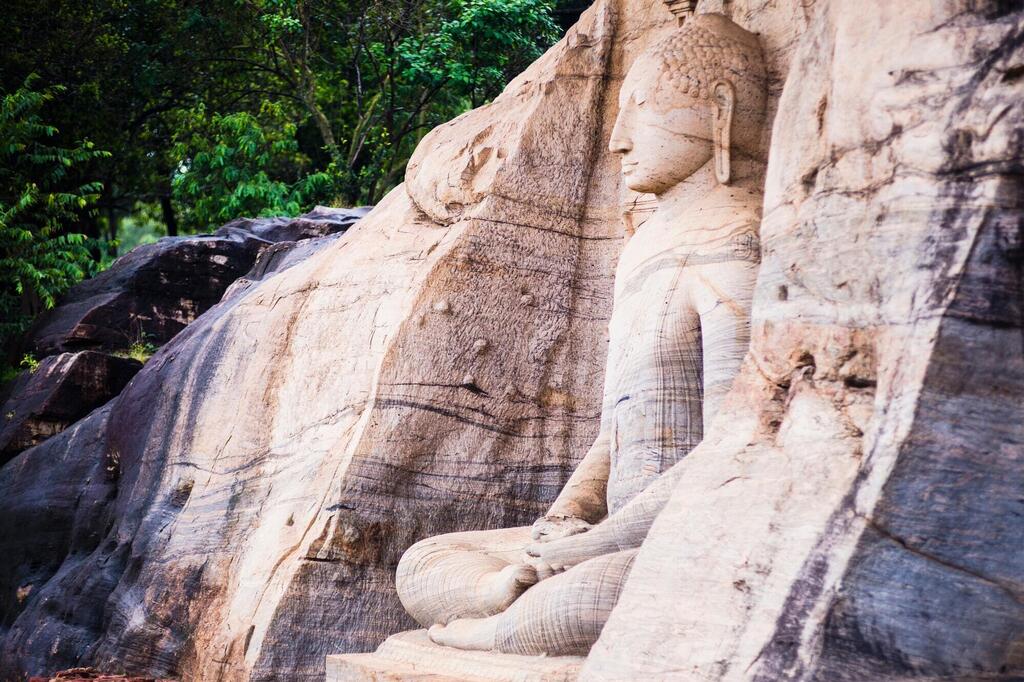 Buddhastatue in Polonnaruwa
