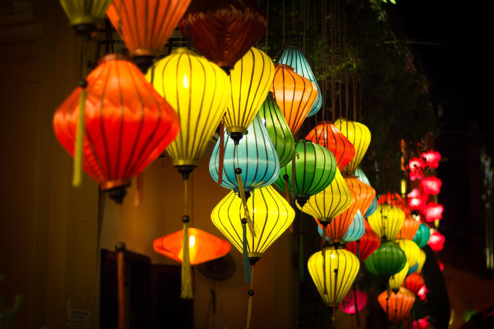 Vietnamesische Lampions