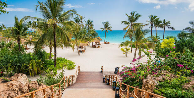 Weg zum Strand