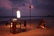 Abendessen am Ahungalla Strand