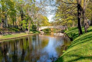 Stadtpark in Riga 