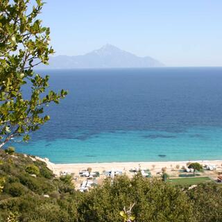 Blick nach Athos
