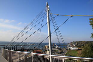 Die moderne Hängebrücke; Sassnitz