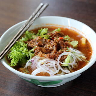 Penang Laksa - typische Nudelsuppe 