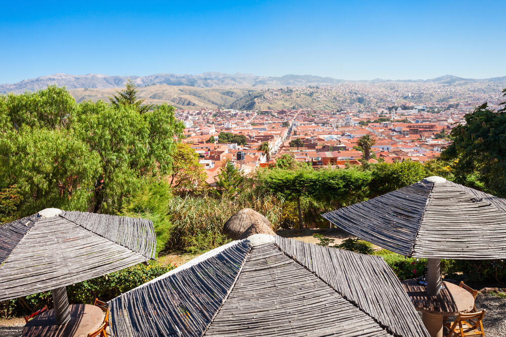 Aussicht von La Recoleta in Sucre