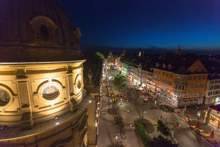 Abendliche Stadtführung in Konstanz: Marktstätte bei Nacht 