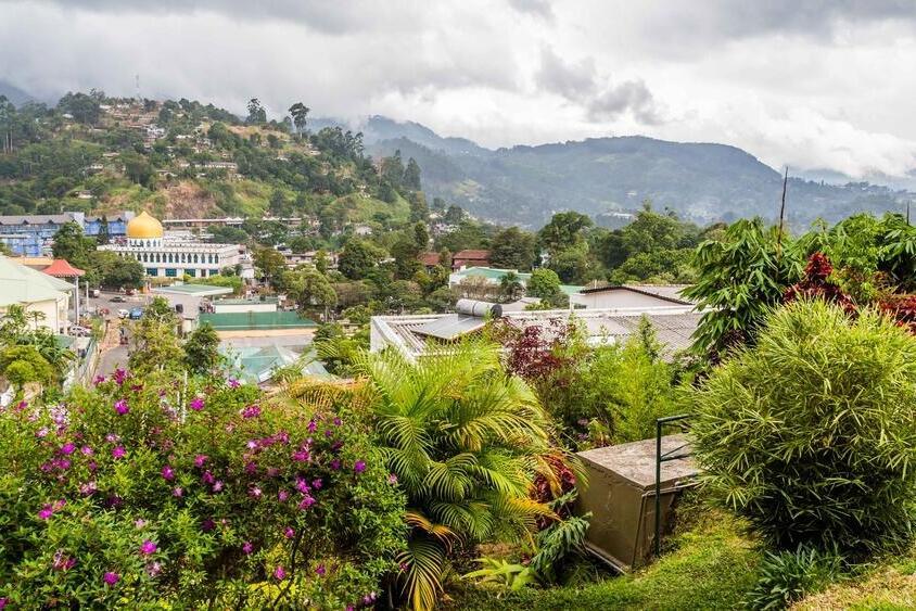 Panoramablick auf Bandarawela