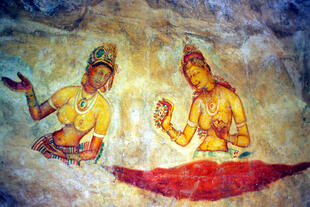 Wolkenmaedchen in Sigiriya