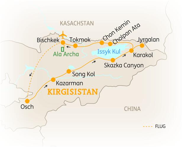 Kirgisistan Rundreise 