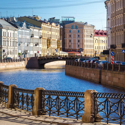 Moika-Fluss in St. Petersburg