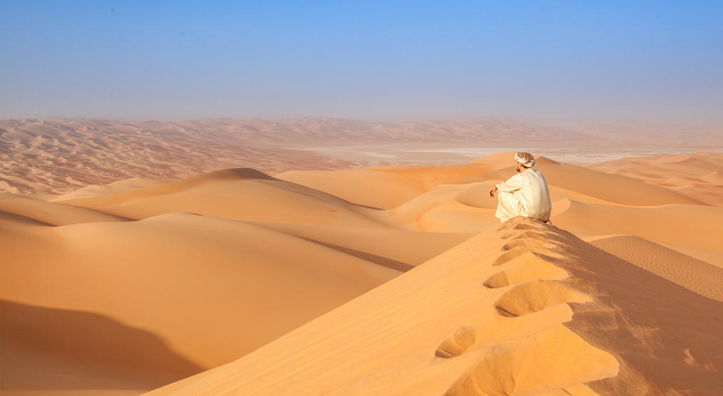 Omani in der Wüste