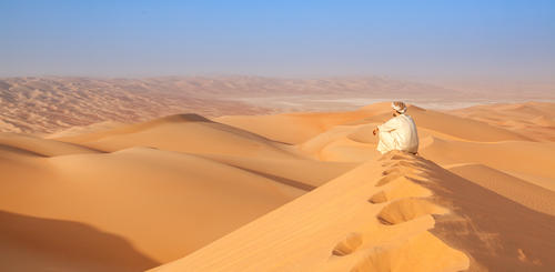 Omani in der Wüste