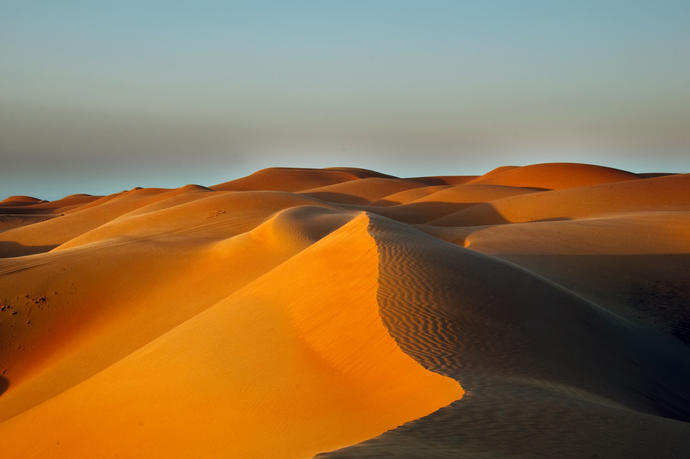Sanddünen der Wahiba Wüste