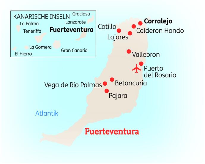 8 Tage Kanaren Reise Fuerteventura Wandern Erholung 2022