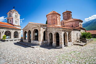 Gebäude des Sveti Naum Klosters