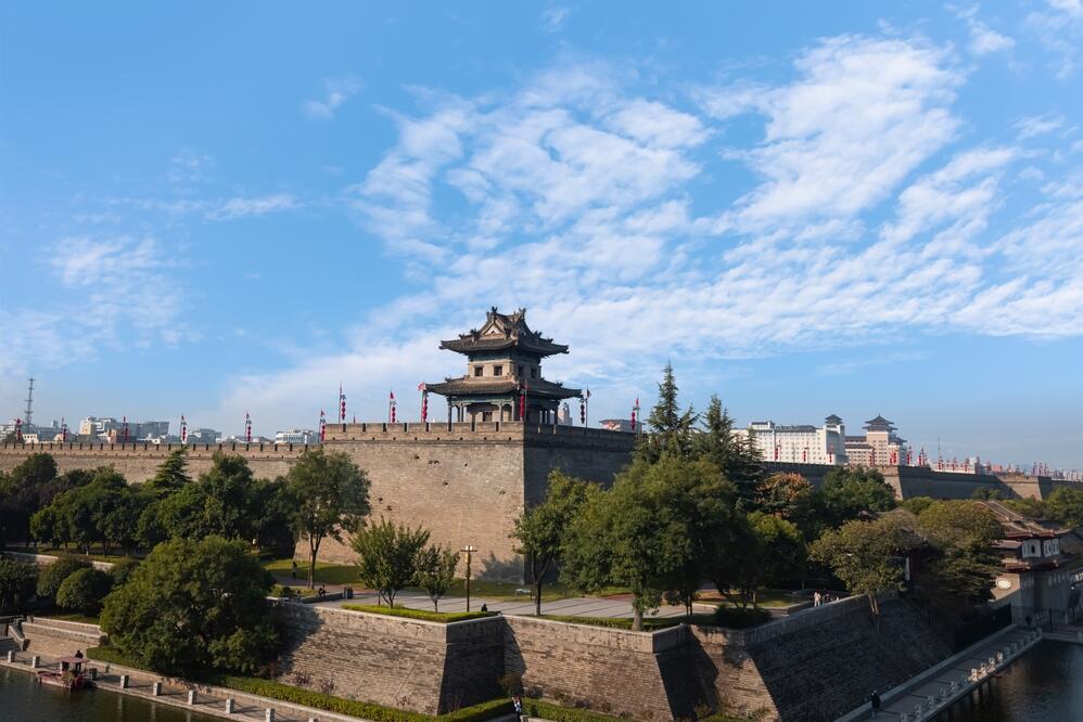 Stadtmauer in Xi'an
