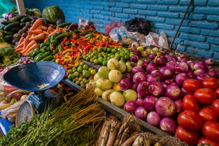 Gemüsemarkt in Otavalo