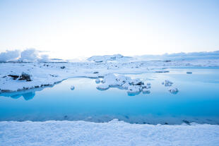 Gletschergebiet Blaue Lagune