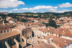 Stadtbild der Stadt Cluny