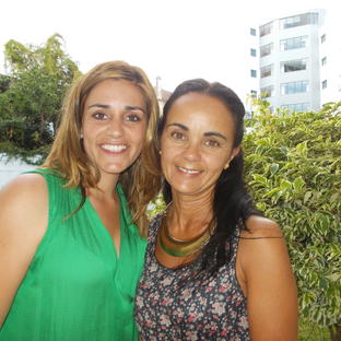 Reiseleiterinnen Sofia Castro und Lina Rodrigues