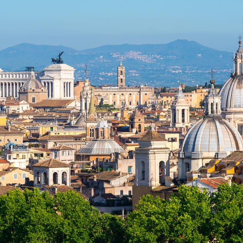 Panoramablick über Rom