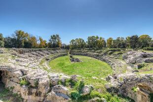 römische Amphitheater in Syrakus