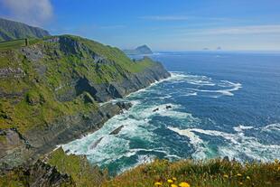 Blick auf die Kerry Klippen