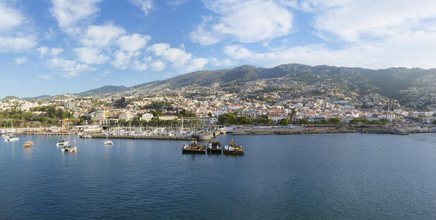 Blick auf Funchal