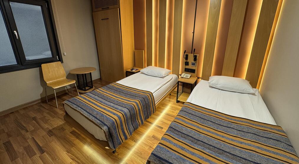 Zimmer mit Einzelbetten 