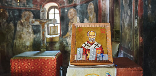 Heiliger in Kirche Agios Nikolaos Fountoukli