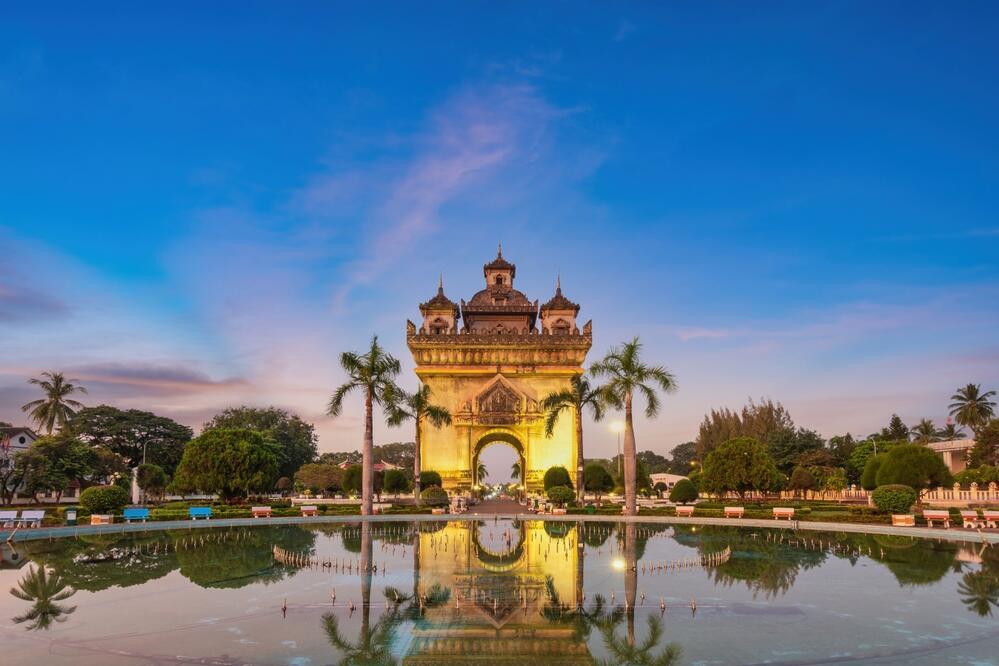 Patuxai in Vientiane