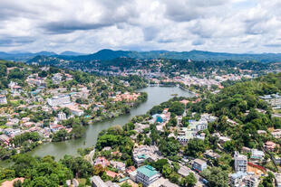 Sicht auf Kandy
