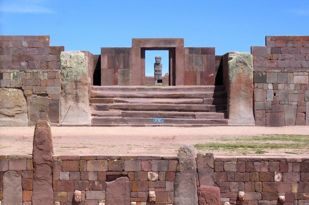 Tiwanaku Ruinen