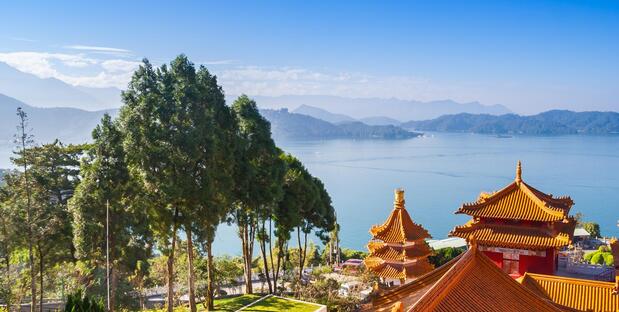 Wenwu Tempel am Sun Moon Lake 