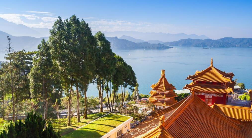 Wenwu Tempel am Sun Moon Lake 