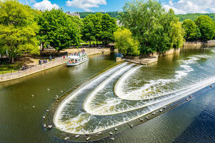 Blick auf die Pulteney Bridge 